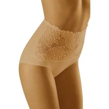 Kalhotky Dámské kalhotky s vyšším pasem Kaja béžové M