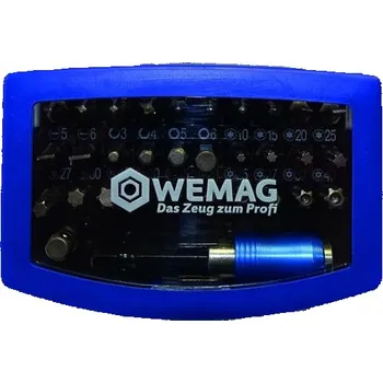 Bit WEMAG Sada bitů 1/4" s rychloupínacím držákem, 32ks, Wemag