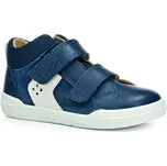 Superfit Superfree Velour Nappa Blau/Weiß modré kotníkové celoroční barefoot boty Velikost boty (EU): 22, Vnitřní délka boty: 145, Vnitřní šířka boty: 61