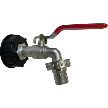 IBC adaptér S60x6 (DN50) + výpustný kohout 1"