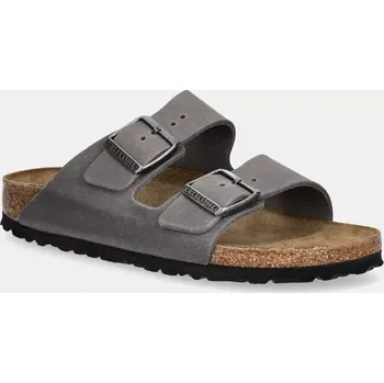 Dámské pantofle Nubukové pantofle Birkenstock Arizona šedá barva, 1027026 90X, EUR 36