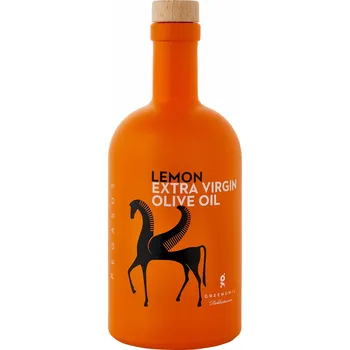 Rostlinný olej GREENOMIC Lemon Extra Virgin Olive Oil - Pegasus Extra panenský olivový olej s citronovým aroma, 500 ml