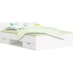 Multifunkční postel 160x200 MICHIGAN perleťově bílá