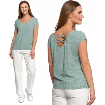 Dámská halenka Moraj halenka s krátkým rukávem střih jednoduchá velikost 3XL