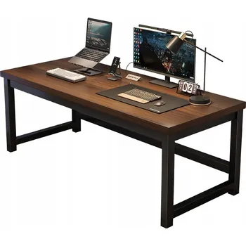 Obdélníkový psací stůl Rebiko 120 x 60 x 74 cm, tmavý buk