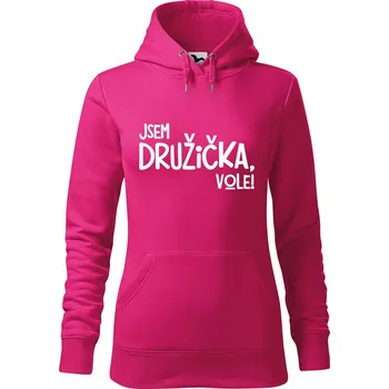 Pánská mikina Dámská mikina Jsem družička, vole! Velikost (žena): XS, Vyberte barvu: Purpurová