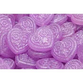 Korálek Korálky Srdíčka s květy č.5332 (17x17mm)