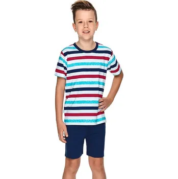 Chlapecké pyžamo Chlapecké bavlněné pyžamo Luka s pruhy 98