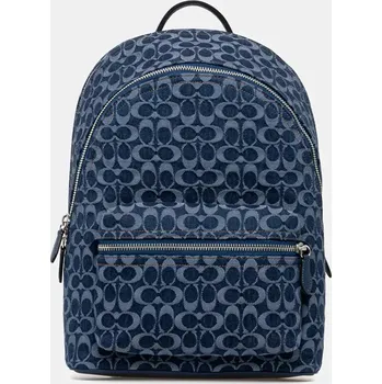 Sportovní batoh Batoh Coach pánský, tmavomodrá barva, velký, vzorovaný, CAJ71 59D, vel. ONE SIZE