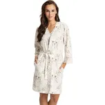Dámský bavlněný župan Vilma květinový XXL