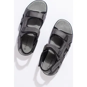 Pánské sandále Pánské sandály na suchý zip - šedé EL2310-2G-M Velikost: 41