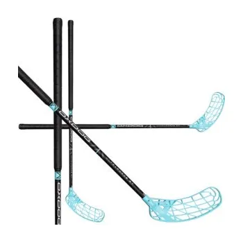 Florbalová hůl Oxdog ULTRAFORCE 29 TB ROUND MB Florbalová hůl černá / tyrkysová, Pravá (pravá ruka dole), 96cm (=106cm)
