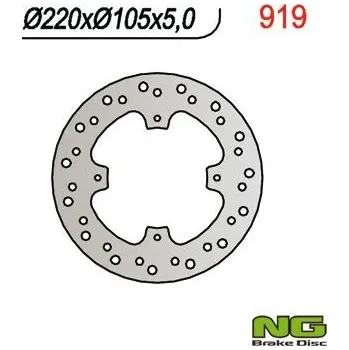 Brzda pro motocykl NG zadní brzdový kotouč HONDA NX 650 DOMINATOR '92-04, NX 500 '92-'99, SLR 650 '96-17, FMX 650 '05-06, FX 650 VIGOR '99-02 (220x