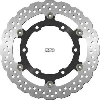 Brzda pro motocykl NG přední brzdový kotouč KAWASAKI 250R NINJA '08-'14, ZX-25R 250 '19-'20, Z 250 '13, (290X130X4,5MM) (6X10,25MM) WAVE, ALU střed