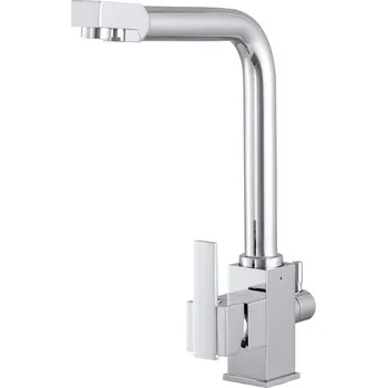 Vodovodní baterie Gamma Nook, vysoká dřezová baterie s připojením na filtr vody, chromová, GMA-BNKF-CH