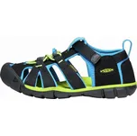 Dětské sandály SEACAMP II CNX, BLACK/BRILLIANT BLUE, keen, 1022984/1022969, černá velikost: 39