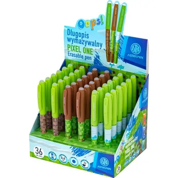 Gumovatelné pero OOPS! Pixel One, 0,6mm, modré, stojan, mix barev, 201023013