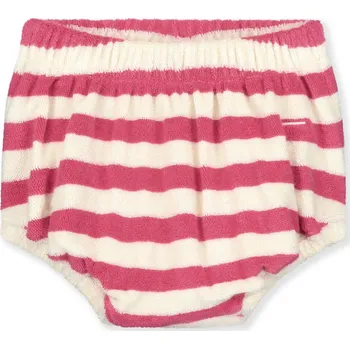 GRAY LABEL Dětské kalhotky Bloomer GOTS - POP Terry Cherry - Cream Velikost: 3-6m