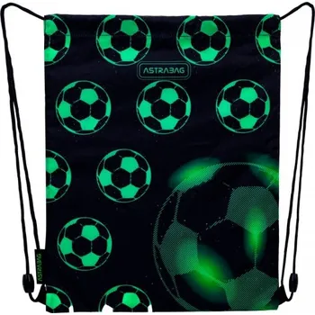 Školní sáček Sáček na přezůvky AstraBAG NEON FOOTBALL, AD1, 507024050