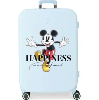 ABS cestovní kufr MICKEY MOUSE Happines Turquesa, 70x48x28cm, 79L, 3669221 (medium exp.)