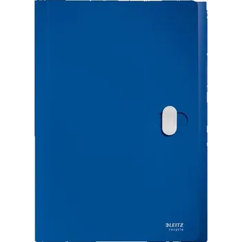 Aktovka s přihrádkami Leitz RECYCLE-A4,eko., 5 přihrádek, modrá 321.936
