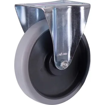 Náhradní kolečko, pevné, šedá guma, pr. 160 mm, nosnost 200 kg