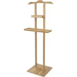 Bambusový stojan na oblečení Compactor Bamboo, hnědá