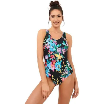 Dámské plavky Dámské plavky jednodílné Romena květinové XXL