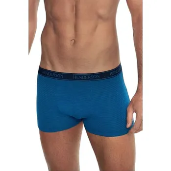 Pánské spodní prádlo Pánské boxerky Exile modré z viskózy 3XL - Dárková krabička