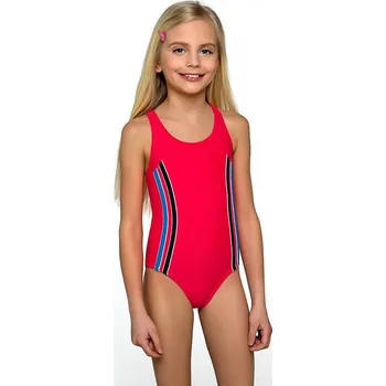 Dívčí plavky Dívčí jednodílné plavky Klárka korálové 152