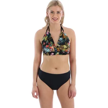 Dámské plavky Plavky pro větší prsa Galapágy květinové bez výztuže XXL