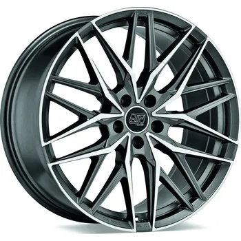 Alu kolo Alu disk MSW AVANTGARDE MSW 50 10x21, 5x112, 66.6, ET19 MATT GUN METAL FULL POLISHED (MGMFP)