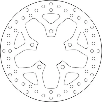 Brzdový kotouč Brzdový kotouč BREMBO 68B407K7 fix PEUGEOT Citystar 200 2014-2017