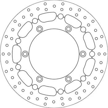 Brzdový kotouč brzdový kotouč plovoucí, NEWFREN TRIUMPH Tiger 955 2001-2003