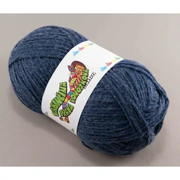 Bábinčina pravá ponožková de luxe - modrý melír - 68158