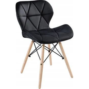 Jídelní židle Čalouněná židle MURET VELVET - sametová černá