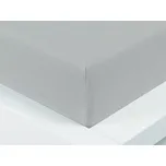 XPOSE® Jersey prostěradlo Exclusive - světle šedé 160x200 cm