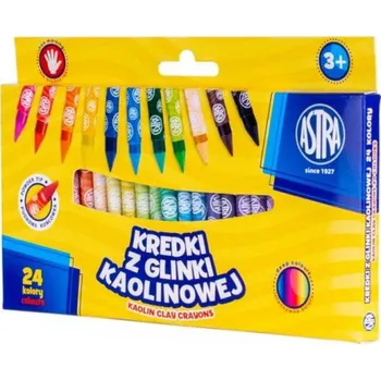 Pastelka ASTRA Dětské kaolínové barvičky, sada 24ks, 316121006