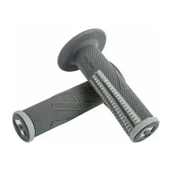 grip A Motokrosové rukojeti - gripy ODI EMIG PRO V2 LOCK-ON 2-TAKTY/4-TAKTY ŠEDÉ (Rukojeti na řidítka, ručky na moto)