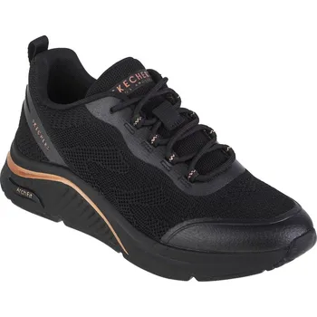Dámské tenisky Černé dámské stylové tenisky Skechers Arch Fit S-Miles - Sonrisas 155567-BBK Velikost: 40
