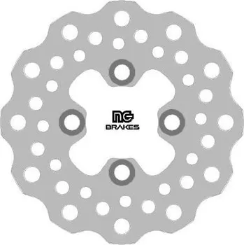Brzda pro motocykl NG přední brzdový kotouč YAMAHA YFM/YFS/YFZ 200/250/350/450/600/660/700 GRIZZLY/RAPTOR/WARRIOR '91-'23 (161X48X3,5MM) 4X10,25MM
