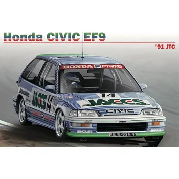 Plastikový model Honda Civic EF9 Gr.A 1991 Jacobs - Beemax BX24030