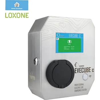 Nabíjecí stanice pro elektromobil EVECUBE C - 22kW AC nabíjecí stanice (OCPP 1.6 + Chytrý WebServer + RFID + měření spotřeby + Loxone / Home Assistant), Modul řízení výkonu MODBUS Žádný (nelze čerpat dotace), Typ připojení 2x nabíjecí zásuvka T2 (standardně)