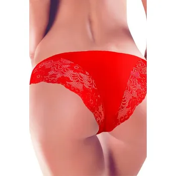 Kalhotky Kalhotky s krajkou 65 červené XXL