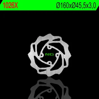 Brzda pro motocykl NG zadní brzdový kotouč KTM 65 SX '98-'22 (160X45,5X3) (4 mont. díry) WAVE (4X6,5MM)