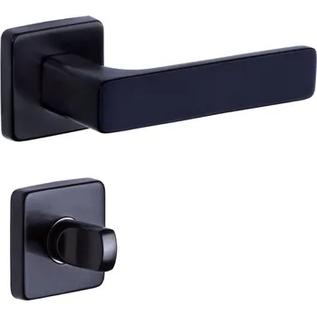 Dveřní kování Rostex dveřní kování SAVONA/H WC černá