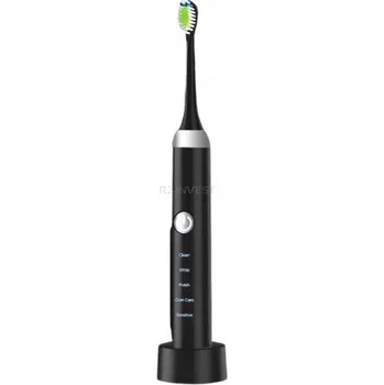 Elektrický zubní kartáček Elektrický sonický zubní kartáček černý pro dospělé i děti, RŮZNÉ REŽIMY