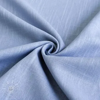 Viskóza se lnem PREMIUM old blue