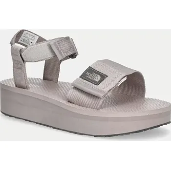 Dámské sandále Sandály The North Face Skeena Platform dámské, šedá barva, na platformě, NF0A8AE775Q1 09X, EUR 36