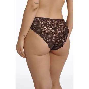 Kalhotky Dámské kalhotky Lollipop tmavě hnědé M